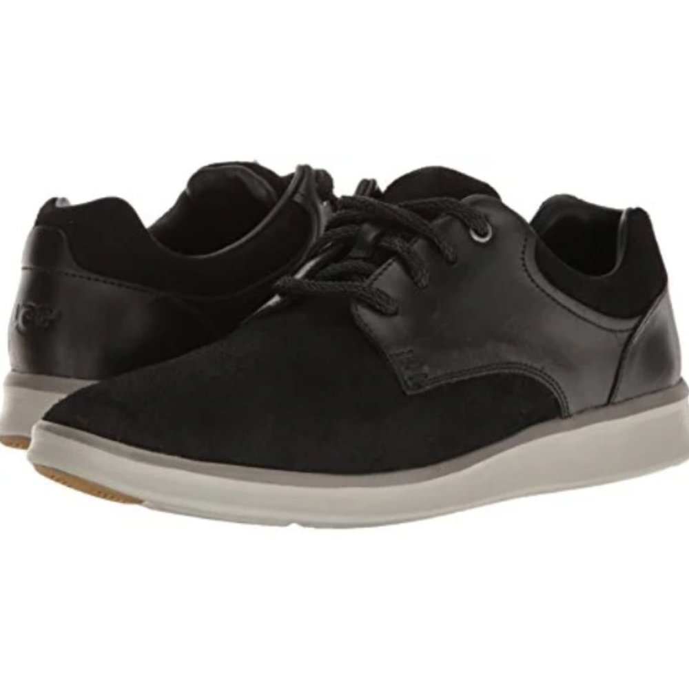 UGG Men's Hepner Fashion Sneaker, Black, 11.5 M US